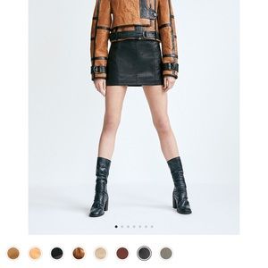 Free People brand black Elle boots mid height